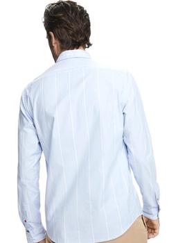 Camisa Scotch - Soda Classic Oxford Shirt Azul