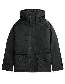 Parka Fred Perry Snorkel J6505 Verde Oscura