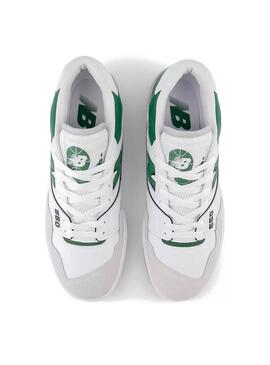 Zapatillas New Balance 550ESB Blanca y Verde