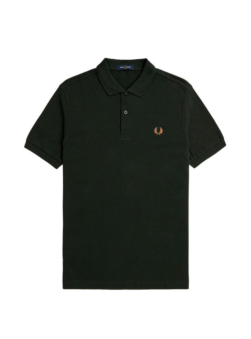 Polo Fred Perry M6000 Verde Oscuro