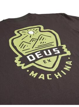 Camiseta Deus Ex Machina Out Doors Tee Gris Antracita