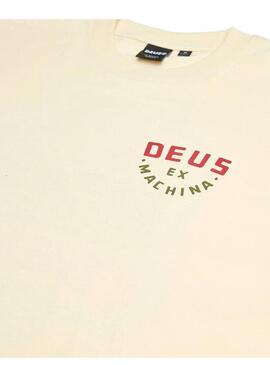 Camiseta Deus Ex Machina Out Doors Tee Blanco Vintage