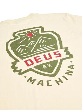 Camiseta Deus Ex Machina Out Doors Tee Blanco Vintage