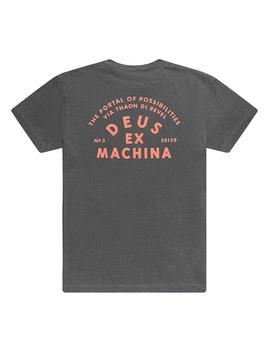 Camiseta Deus Ex Machina Roller Milan Address Tee Negra