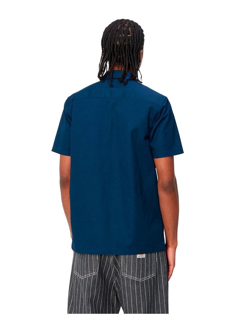 Camisa Carhartt S/S Master Shirt Azul