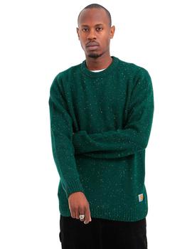 Jersey Carhartt Wip Anglistic Sweater Grueso Verde