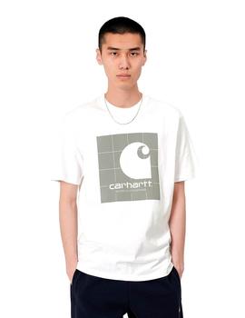 Camiseta Carhartt Wip Reflective Square T-Shirt Blanca