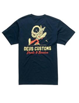 Camiseta Deus Ex Machins Bush Mechanics Tee Azul Marino