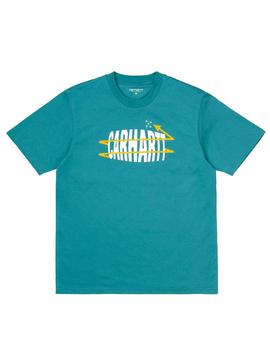 Camiseta Carhartt SS Star Script T-Shirt Verde