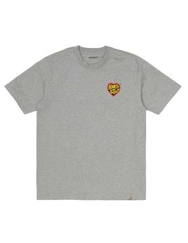 Camiseta Carhartt SS Hartt Of Soul T-Shirt Gris