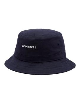 Gorro Carhartt Wip Script Bucket Hat Azul Marino