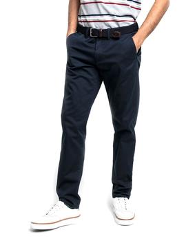 Pantalon Gant Chino Slim Sarga Azul Marino