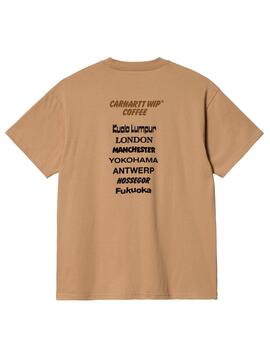 Camiseta Carhartt Coffee Marrón