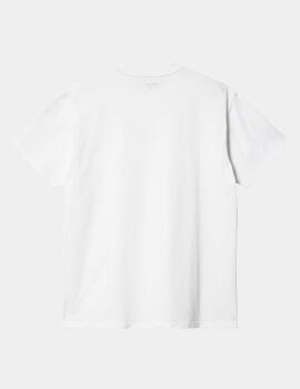 Camiseta Carhartt S/S Pocket Heart Blanca