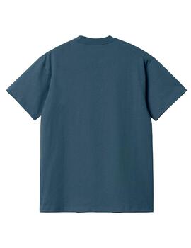 Camiseta Carhartt S/S Moving Service Azul