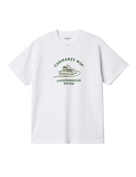 Camiseta Carhartt S/S Underground Sound T-Shirt Blanca