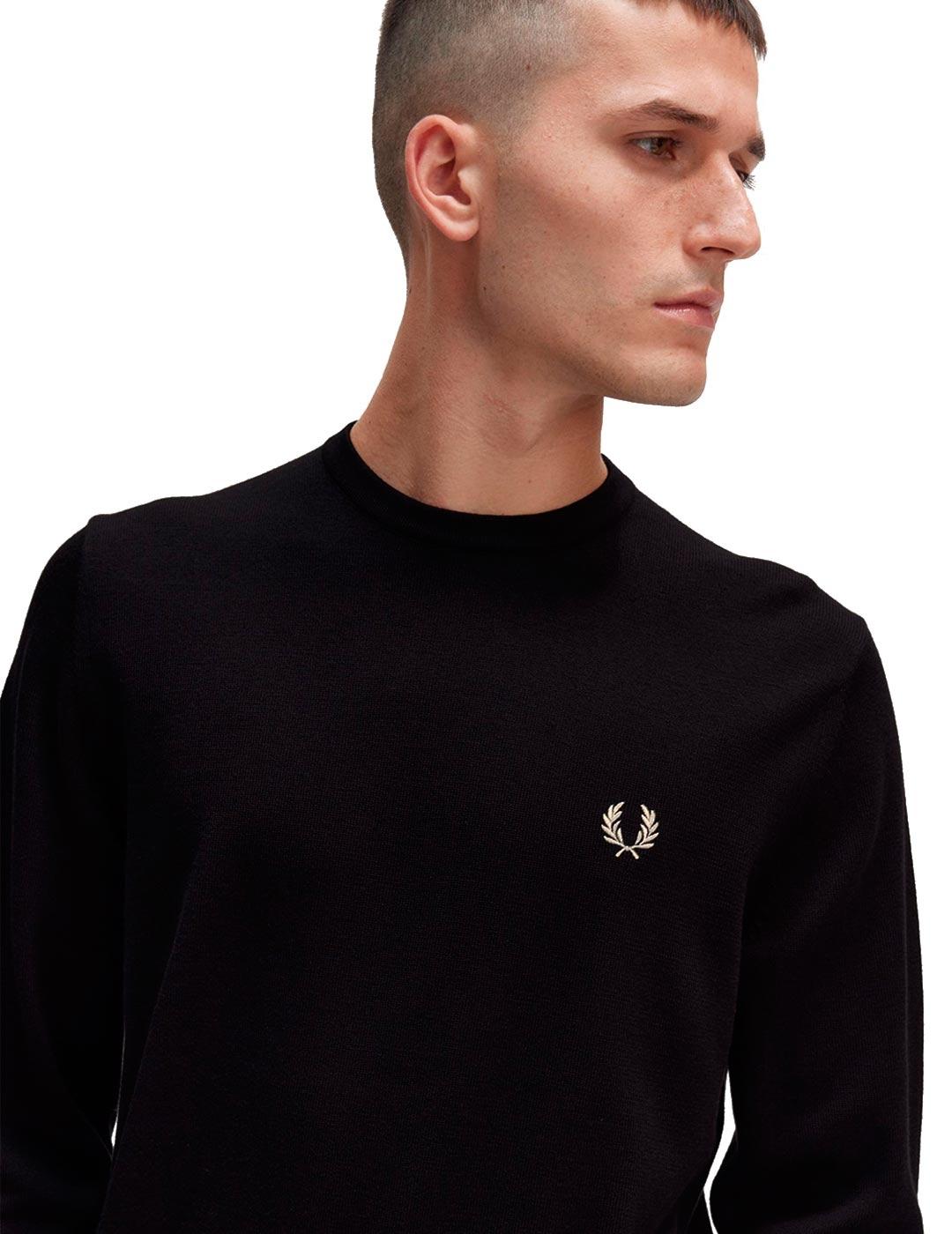 Jersey Fred Perry K9601 Negro