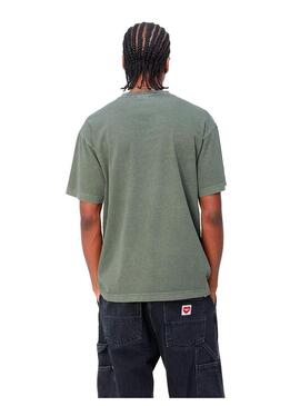 Camiseta Carhartt S/S Vista Verde Lavada