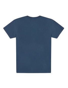 Camiseta Deus Ex Machina All Caps Tee Azul