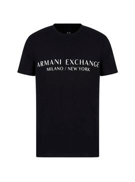 Camiseta Armani Exchange Logo Marino