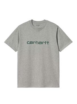 Camiseta Carhartt S/S Script Gris