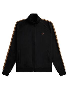 Chaqueta Fred Perry Tape Track Negra
