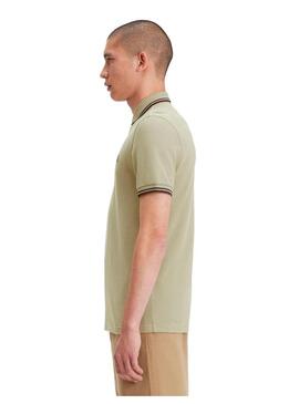 Polo Fred Perry M3600 Franjas Beige