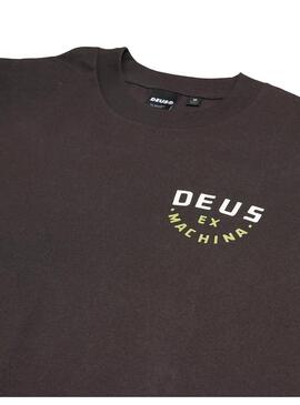 Camiseta Deus Ex Machina Out Doors Tee Gris Antracita