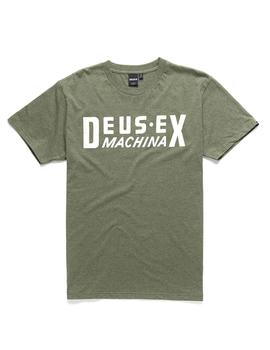 Camiseta Deus Ex Machina Dx Box Tee Verde Khaki