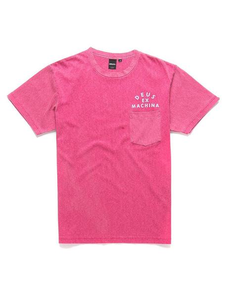 local Oso polar montón Camiseta Deus Ex Machina Roller Tokyo Address Tee Rosa