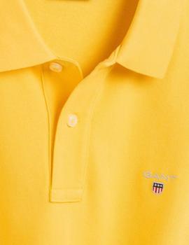 Polo Gant Piqué Original Amarillo