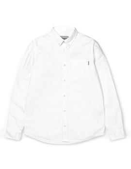 Camisa Carhartt Wip L/S Button Down Oxford Blanca