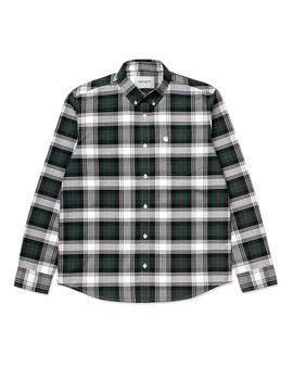Camisa Carhartt Wip L/S Steen Shirt Oxford Verde