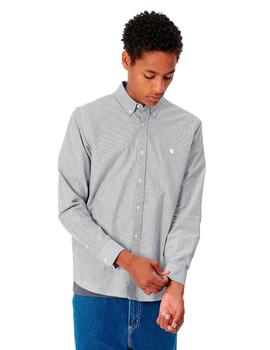 Camisa Carhartt Wip L/S Duffield Shirt Oxford Gris