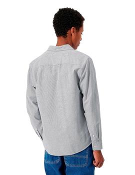 Camisa Carhartt Wip L/S Duffield Shirt Oxford Gris