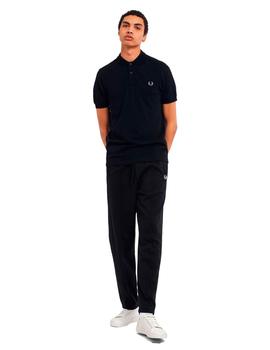 Polo Fred Perry Liso M6000 Negro