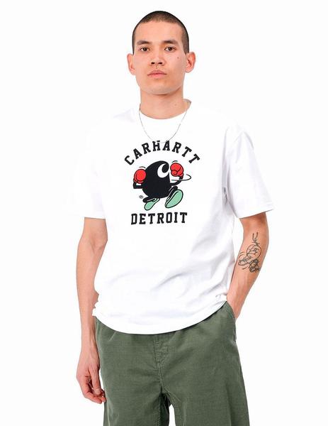 Camiseta Carhartt Boxing C T-Shirt Blanca