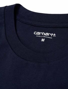 Camiseta Carhartt Script T-Shirt Marino