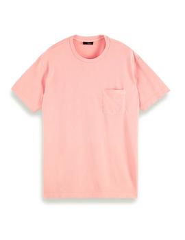 Camiseta Scotch - Soda Organic Cotton Piqué Rosa