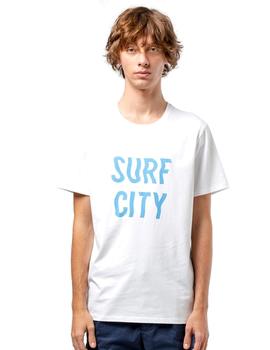Camiseta Edmmond Studios Surf City Blanca