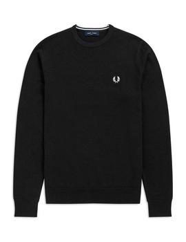 Jersey Fred Perry Básico Negro