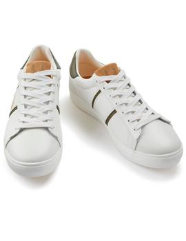 Zapatillas Fred Perry Spencer Mesh Leather Blancas