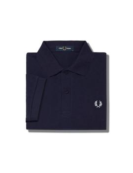 Polo Fred Perry M6000 Liso Marino