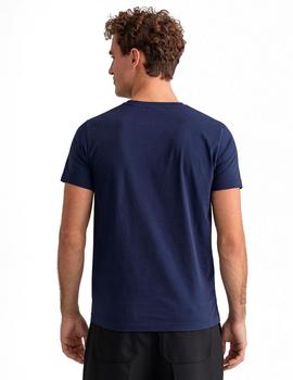 Camiseta Gant Logo Azul Marino