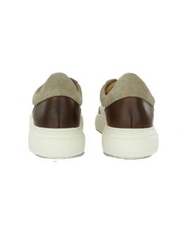 Zapato Calce Magnum Perforado Blanco Beige