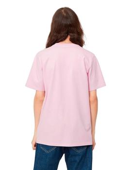 Camiseta Carhartt Script T-Shirt Rosa