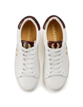 Zapatillas Fred Perry Spencer Leather Blancas