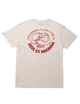 Camiseta Deus Ex Machina Doolittle Tee Blanca Vintage