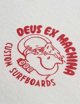 Camiseta Deus Ex Machina Doolittle Tee Blanca Vintage