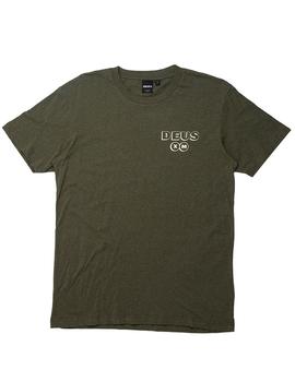 Camiseta Deus Ex Machina Thinker Tee Verde Militar